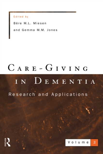 Care-Giving In Dementia 2, PDF eBook