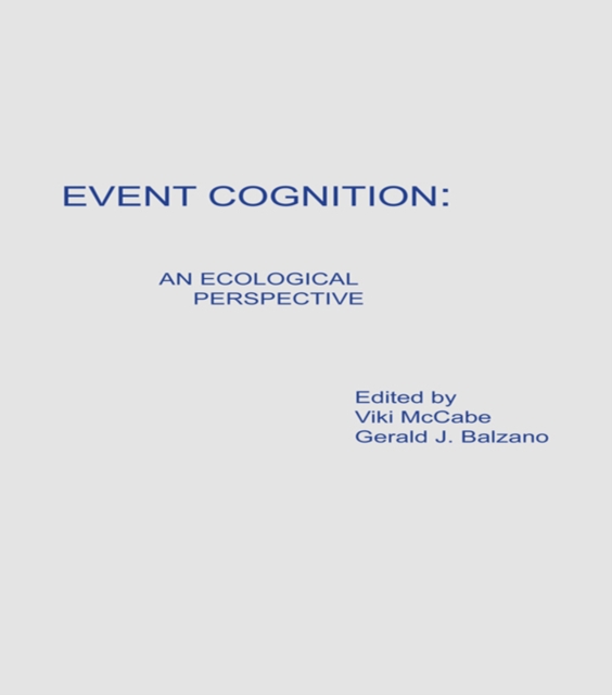 Event Cognition : An Ecological Perspective, PDF eBook