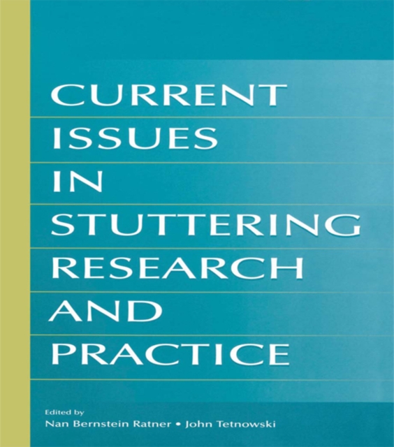 Current Issues in Stuttering Research and Practice, EPUB eBook