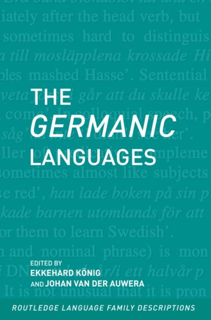 The Germanic Languages, PDF eBook