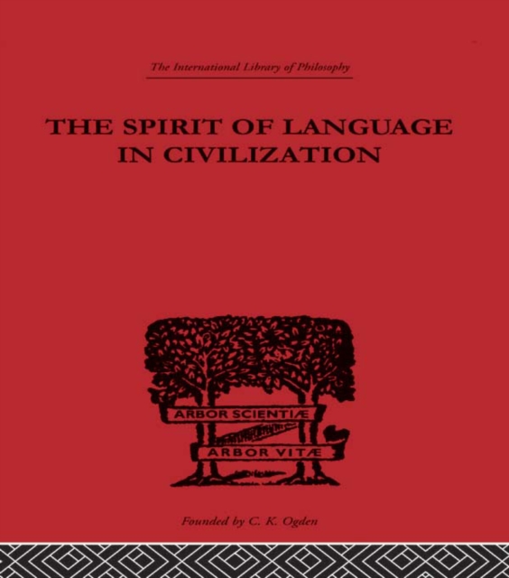 The Spirit of Language in Civilization, EPUB eBook