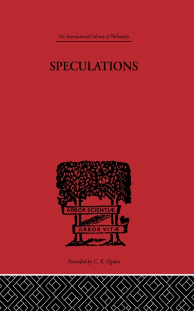 Speculations : Essays on Humanism and the Philosophy of Art, EPUB eBook