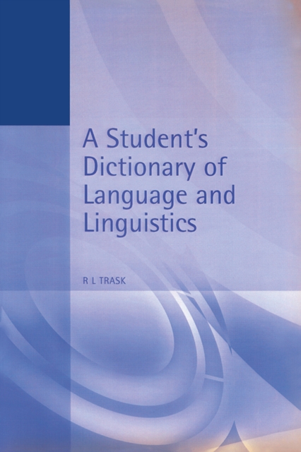 A Student's Dictionary of Language and Linguistics, PDF eBook