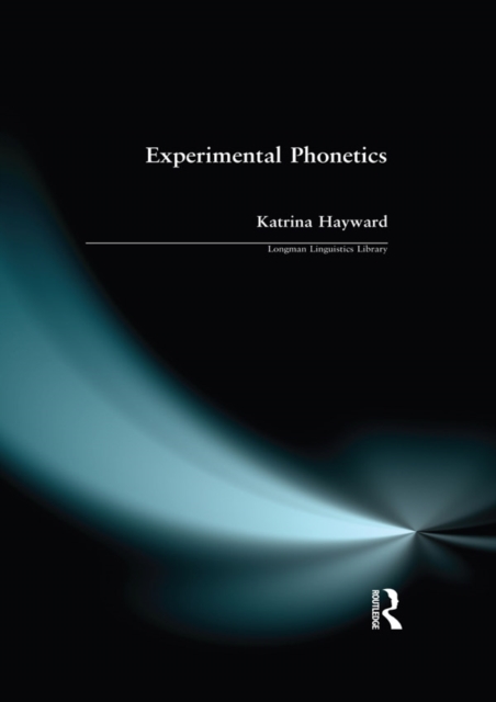 Experimental Phonetics : An Introduction, PDF eBook