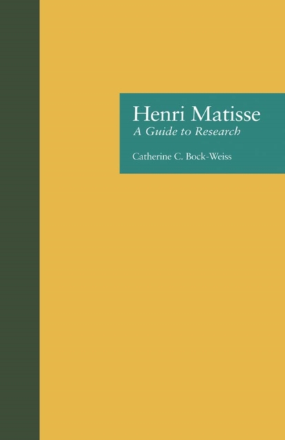 Henri Matisse : A Guide to Research, EPUB eBook