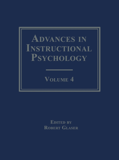 Advances in instructional Psychology : Volume 4, PDF eBook