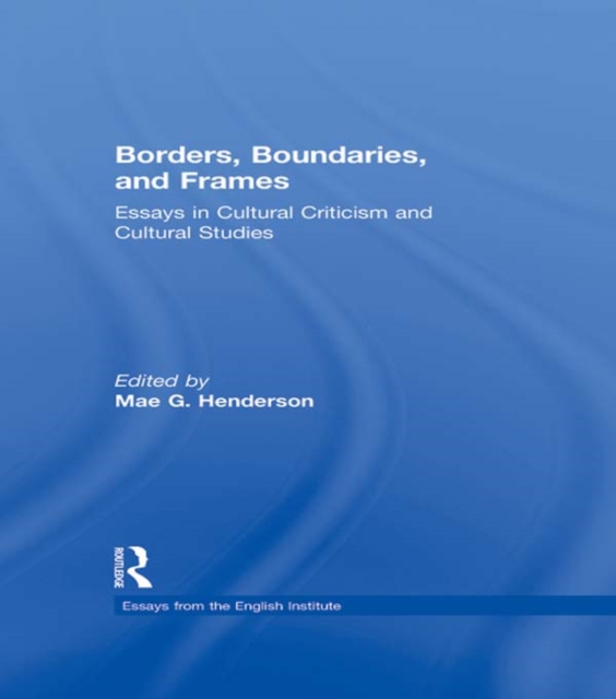 Borders, Boundaries, and Frames, EPUB eBook