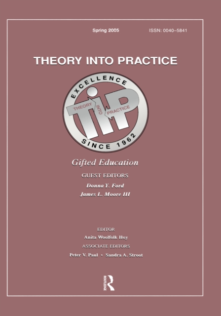 Gifted Education : A Special Issue of Theory Into Practice, PDF eBook