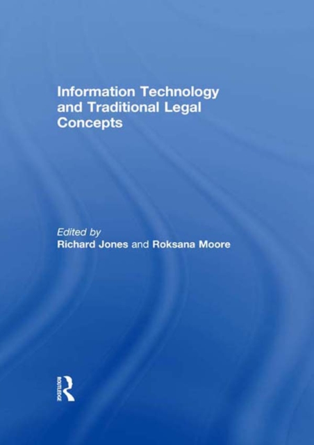 Information Technology and Traditional Legal Concepts, EPUB eBook