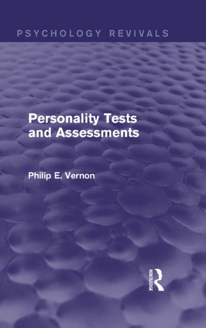 Personality Tests and Assessments (Psychology Revivals), PDF eBook