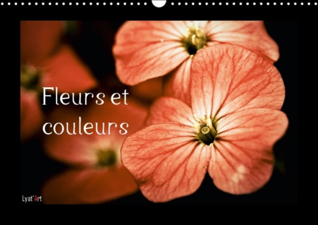 Fleurs Et Couleurs : Calendrier Mensuel Sur Le Theme Des Fleurs Et Des Couleurs, Calendar Book