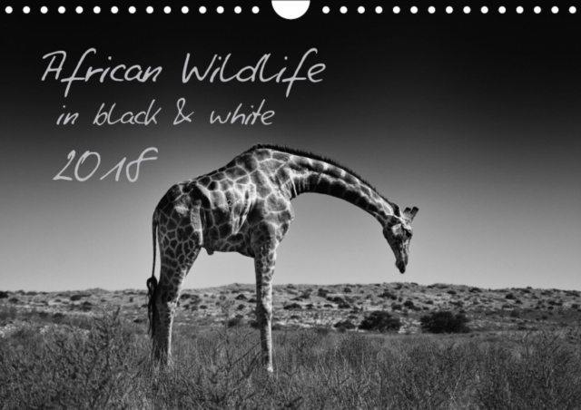 African Wildlife in Black and White / UK-Version 2018 : Mammals and Birds of Africa in Black and White., Calendar Book