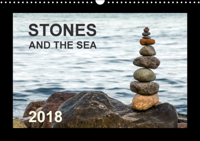 Stones and the Sea 2018 : Stones on the Beach of Heiligendamm on the Baltic Sea, Calendar Book