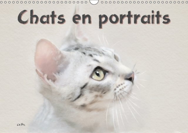 Chats en portraits 2019 : Serie de 12 creations originales venant d'une selection des plus belles races de chats., Calendar Book