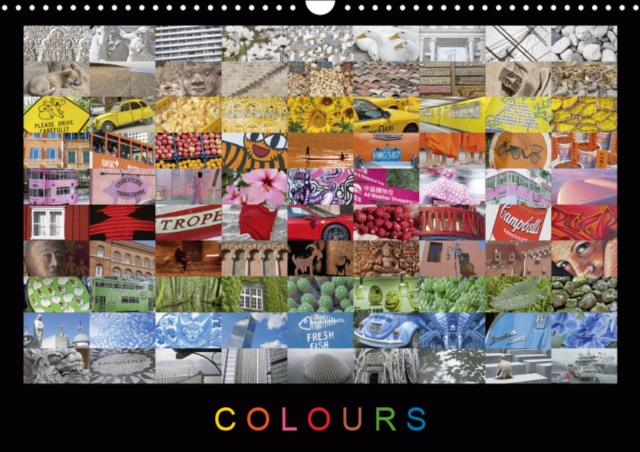 Colours (UK-Version) 2019 : A colourful photo collection with impressions from around the world. Every month with its own color mood., Calendar Book