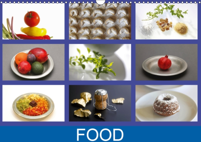Food / UK-Version 2019 : Photographs of food., Calendar Book
