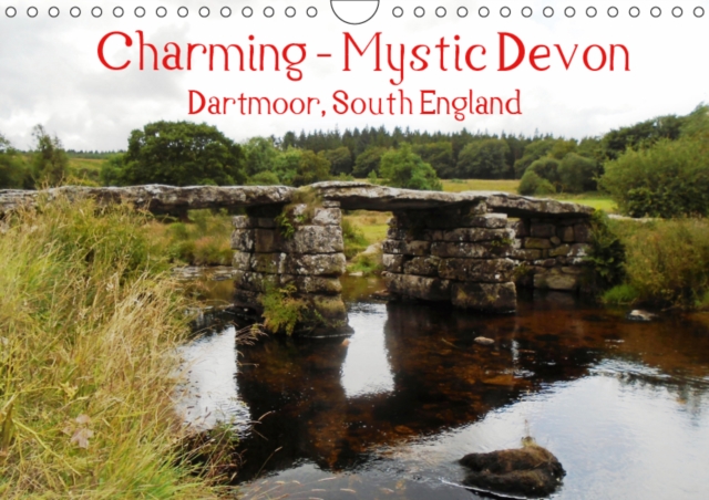 Charming - Mystic Devon Dartmoor, South England 2019 : Dartmoor is a hilly moorland in south Devon, England. Protected by National Park status, it covers 954 square kilometers., Calendar Book