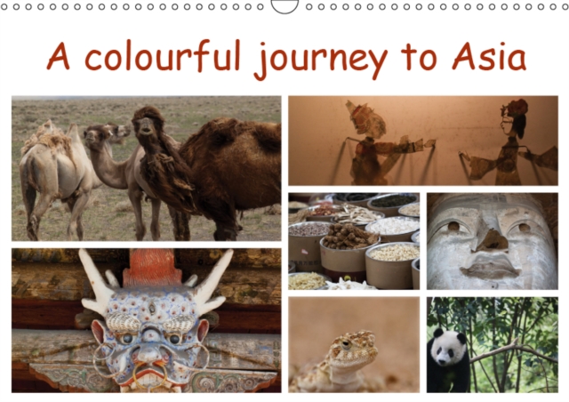 A colourful journey to Asia 2019 : Thematically arranged, you can admire the colourful diversity of our trip from Europe to Asia, Calendar Book