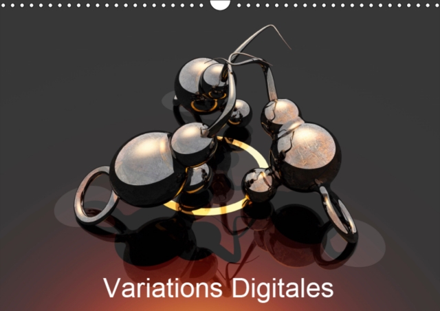 Variations Digitales 2019 : Creations multiples d'objets numerises., Calendar Book