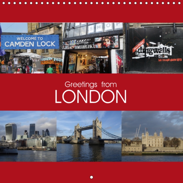 Greetings from LONDON 2019 : Famous hotspots of this world city, Calendar Book