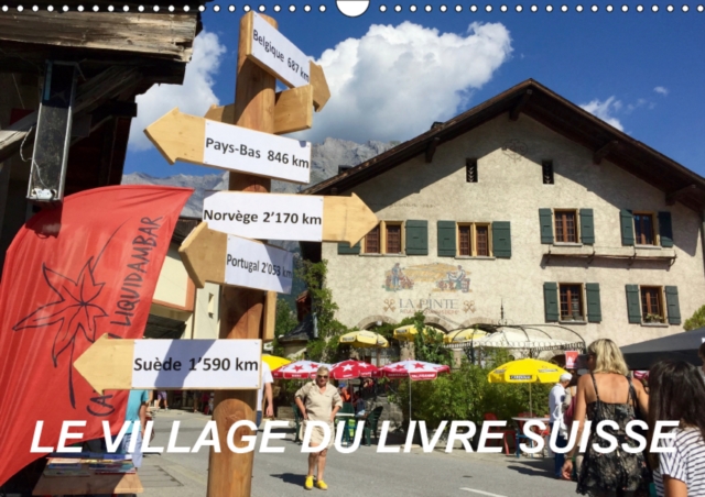 Le village du livre Suisse 2019 : Saint-Pierre-de-Clages, Calendar Book
