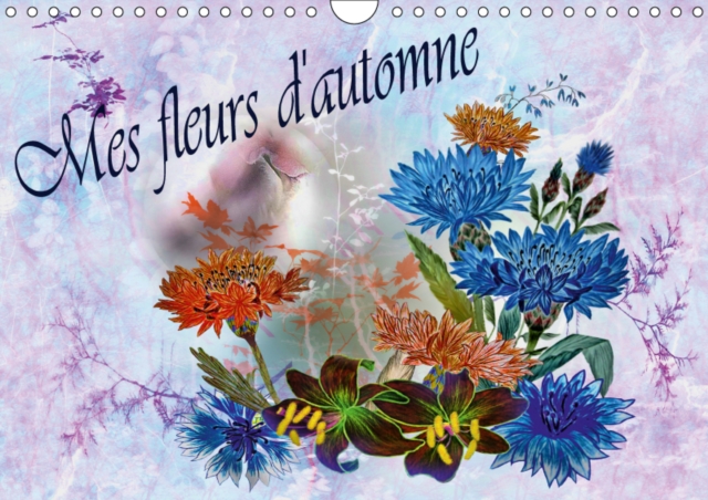 Mes fleurs d'automne 2019 : Dessins au crayon de couleur, Calendar Book