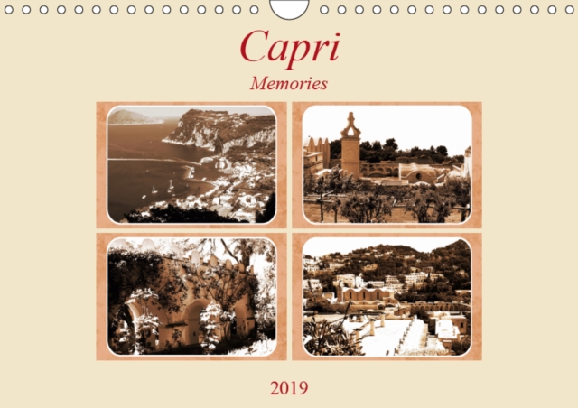 Capri Memories 2019 : Memories of a visit to Capri, Calendar Book