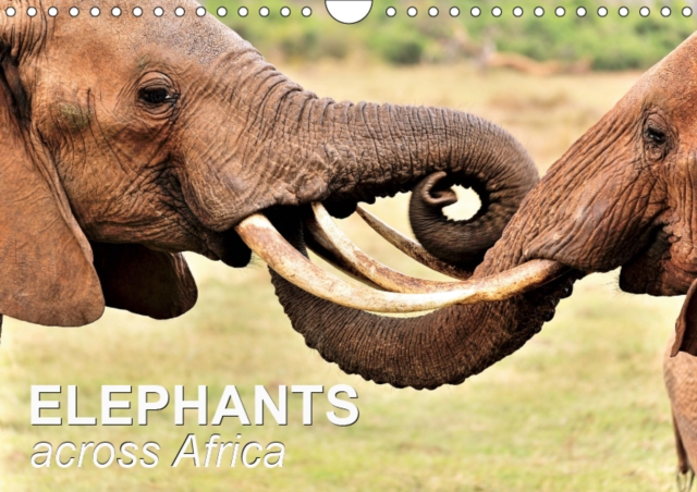 Elephants across Africa 2019 : The African pachyderms at times appear imposing and powerful and sometimes affectionate and caring., Calendar Book