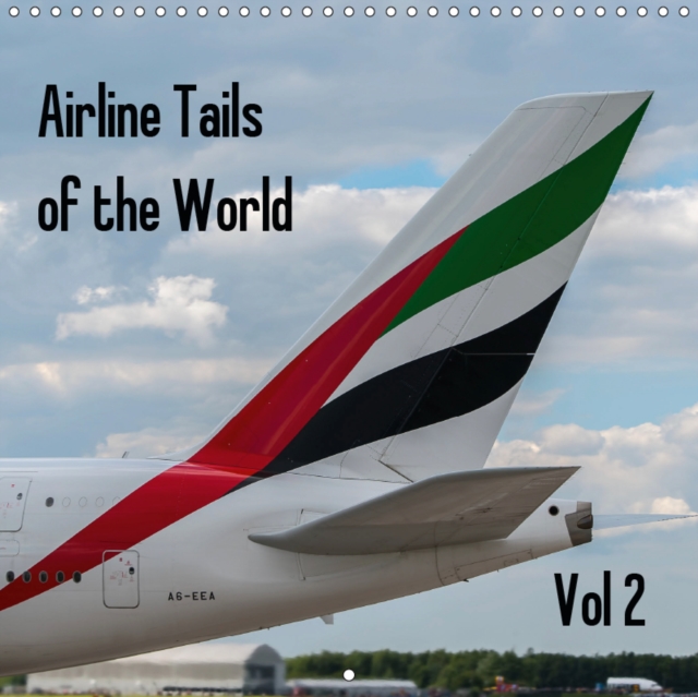 Airline Tails of the World Vol2 2019 : Passenger Airline Aircraft Tails, Calendar Book