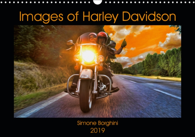 Images of Harley Davidson 2019 : Whatever it is, it's better in the wind., Calendar Book
