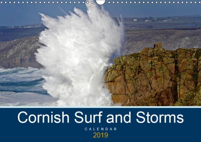 Cornish Surf and Storms 2019 : Seascapes from Cornwall, Calendar Book