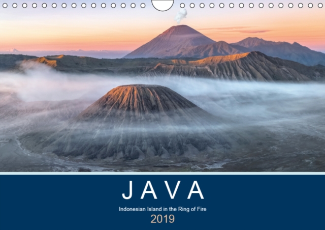 Java, Indonesian Island in the Ring of Fire 2019 : Java is a fascinating island in Indonesia with rugged coastlines, active volcanoes and impressive temples., Calendar Book