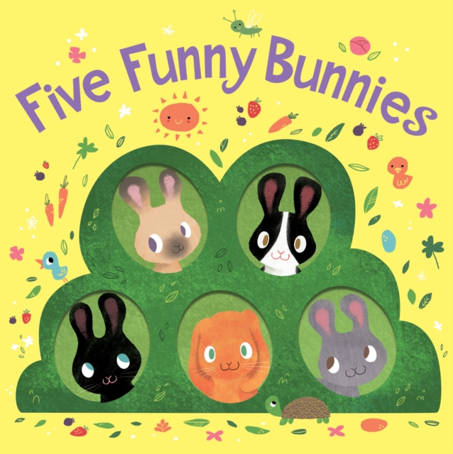 Five Funny Bunnies (board book), Board book Book