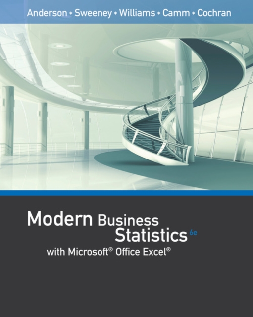 Modern Business Statistics with Microsoft (R)Office Excel (R) (with XLSTAT Education Edition Printed Access (R)Card), Mixed media product Book