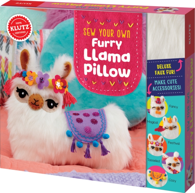 Sew Your Own Furry Llama Pillow, Mixed media product Book