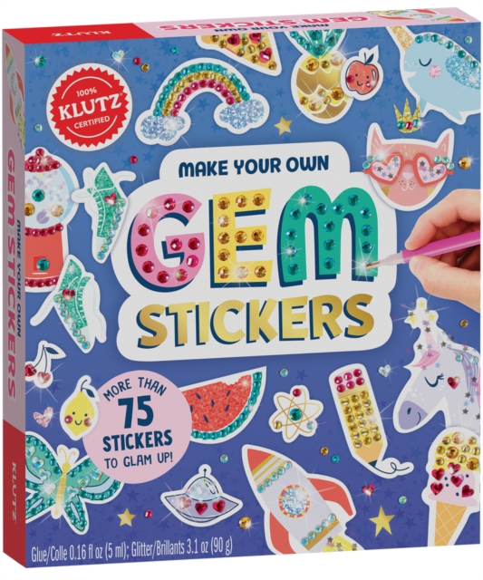 Make Your Own Gem Stickers, Mixed media product Book