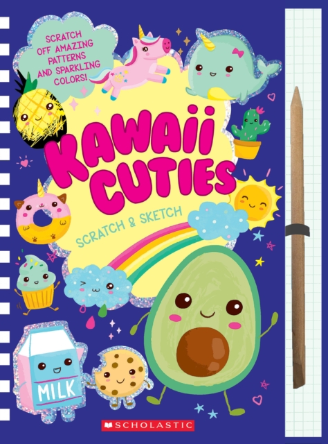 Kawaii Cuties: Scratch Magic, Hardback Book
