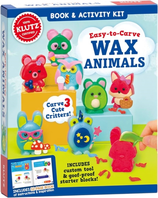 Easy-to-Carve Wax Animals, Multiple-component retail product, part(s) enclose Book