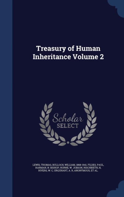 Treasury of Human Inheritance; Volume 2, Hardback Book