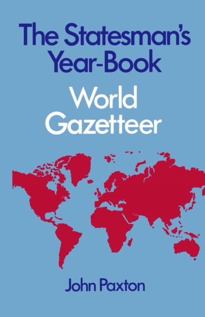 Statesman's Yearbook World Gazetteer, PDF eBook