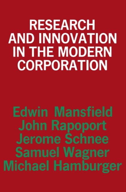 Research and Innovation in the Modern Corporation, PDF eBook