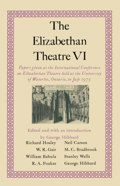 Elizabethan Theatre, PDF eBook