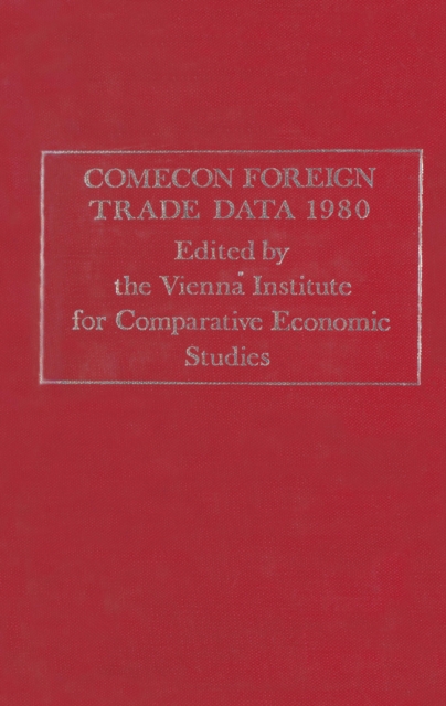 COMECON Foreign Trade Data 1980, PDF eBook