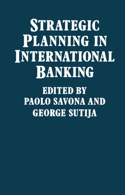 Strategic Planning in International Banking, PDF eBook