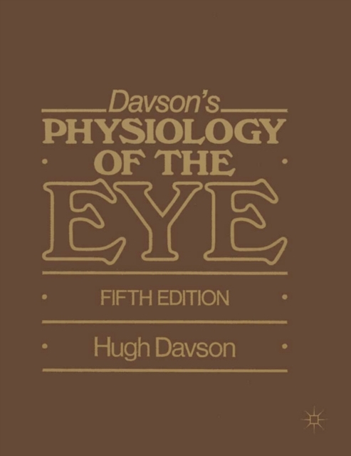 Physiology of the Eye, Paperback Book