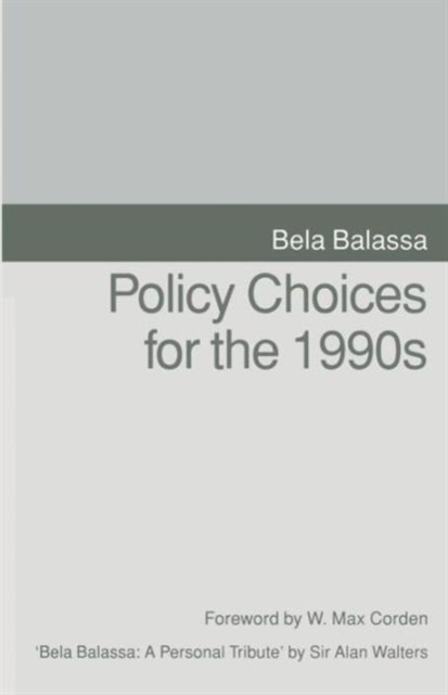 Policy Choices for the 1990s, Paperback / softback Book
