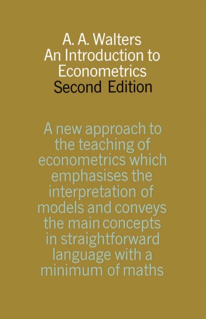 An Introduction to Econometrics, PDF eBook