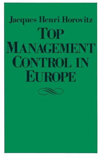 Top Management Control In Europe, PDF eBook
