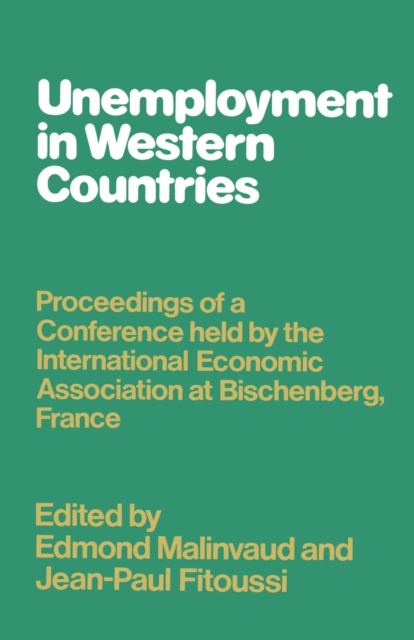Unemployment in Western Countries, PDF eBook