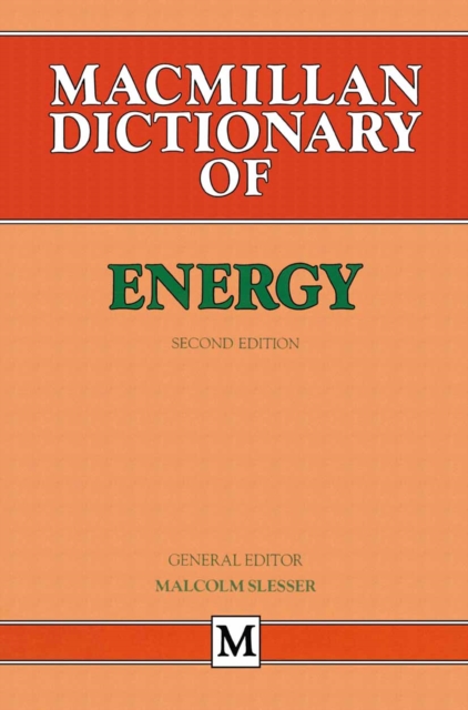 Dictionary of Energy, PDF eBook